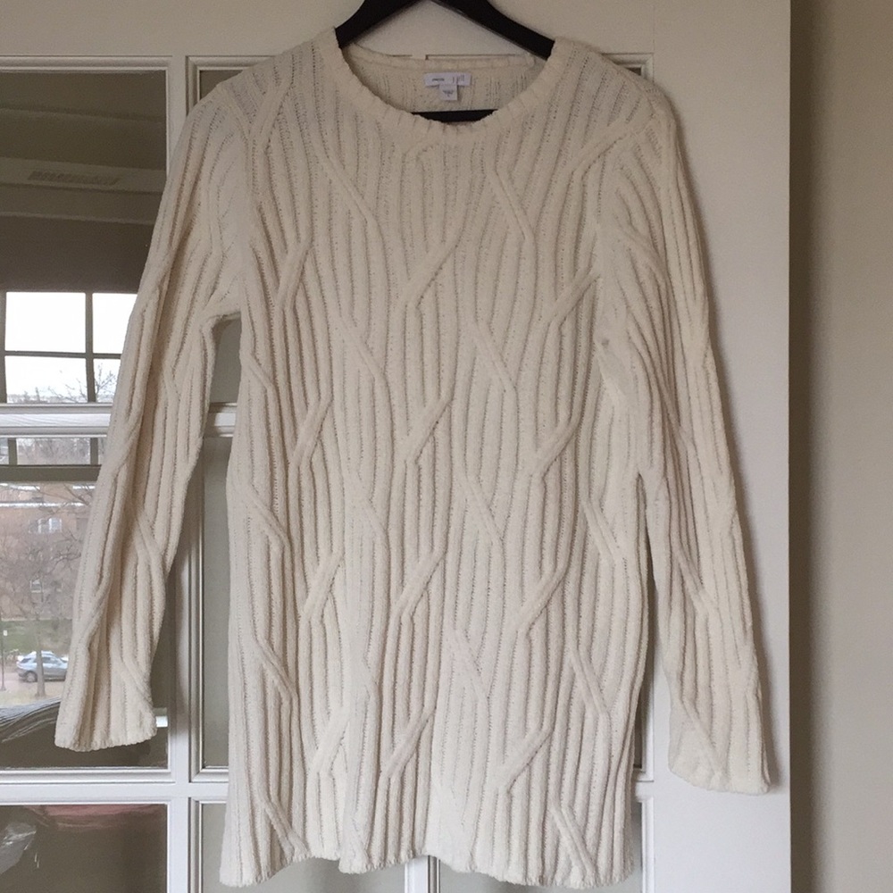 J.Jill chenille size S. Cream tunic